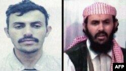 Combinación de fotos del jefe de Al Qaida en la Península Arábiga, Qasem al Rimi.