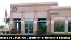 Una oficina de USCIS en Las Vegas.