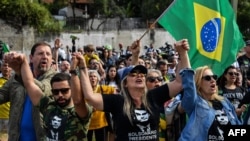 Seguidores de Bolsonaro en Brasil