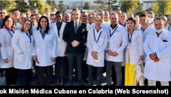 Misión médica cubana en Italia (Imagen de archivo)