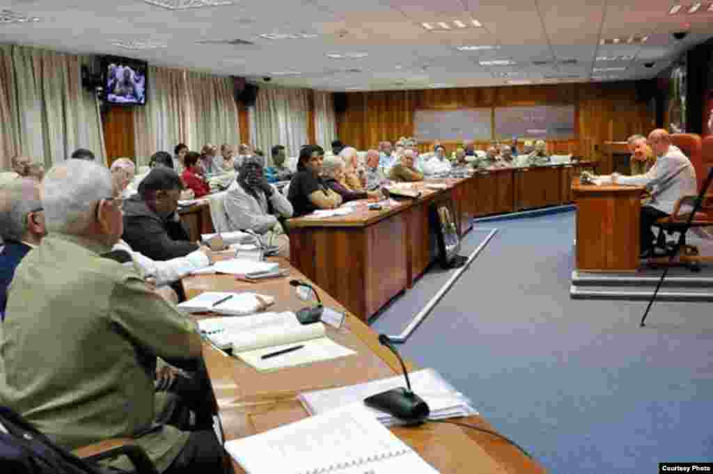 Consejo de Ministros en Cuba