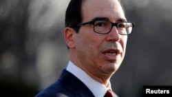 El secretario del Tesoro, Steven Mnuchin.