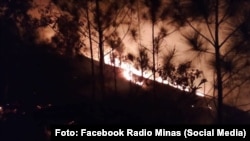 Incendio forestal en Pinar del Río