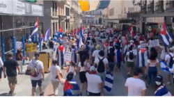 La manifestación en las calles de Madrid La manifestación en las calles de Madrid