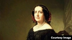 Gertrudis Gómez de Avellaneda (1814-1873), retrato realizado por Federico de Madrazo y Kuntz en 1857.