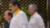 De izq a der. el canciller cubano Bruno Rodríguez, Daniel Ortega, Nicolás Maduro y Miguel Díaz-Canel. Ramon Espinosa/Pool via REUTERS