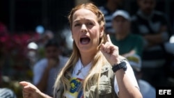 La opositora Lilian Tintori