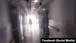 Un pasillo del Hospital Provincial de las Tunas.